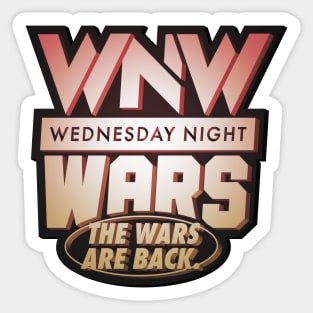 Wrestling Wednesday Night Wars - Heavy Metal Wrasslin'! Sticker